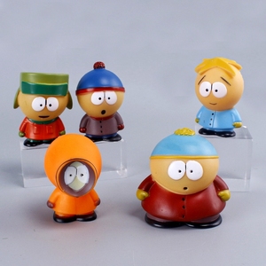 Figurines miniatures South Park, lot de 5, jouets en plastique PVC, figurine artistique, dessin animé, anime, <span class=keywords><strong>Kenny</strong></span>, figurine d'action South Park - Product Image 3
