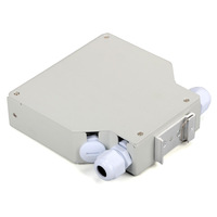 Boîtier métallique pour PLC, séparateur sur rail DIN, métal, 4, 6, 8, 12 cœurs, boîtier de terminaison fibre optique, port pigtail, panneau de brassage pré-câblé, simplexe, duplex