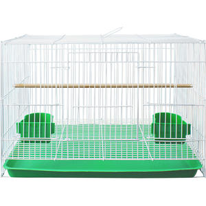 Cage à oiseaux pliable en métal pour perroquets, grande cage carrée en fer pour pigeons, canaris, et autres animaux de compagnie – Bacs de rangement cubiques économiques pour animaux. - Product Image 2