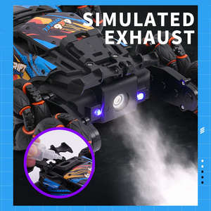 Vehículo de Plástico Giratorio Personalizado de Excelente Calidad, Auto Eléctrico Profesional para Niños de 8 Ruedas con Control Remoto RC de 4 Canales - Product Image 5