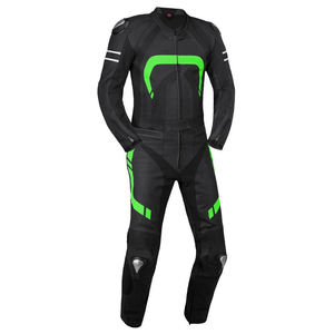 Combinaison de moto en cuir respirante, ignifuge, imperméable, design personnalisé, qualité supérieure, coupe-vent, combinaison de course pour moto - Product Image 4