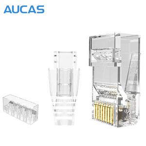 Connecteurs de câble LAN non blindés 8p8c <span class=keywords><strong>RJ45</strong></span> Réseau Cat6 Prise modulaire 3 pièces Ensemble Connecteur mâle enfichable Ethernet - Product Image 6
