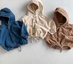 Chaquetas y Ropa de Abrigo para Bebé de Pana de Secado Rápido, Cómodas, Suaves al Tacto, Unisex, 100% Algodón, para Invierno - Product Image 2