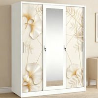 Armoire métallique imprimée, armoire de rangement en acier, placard modulaire anti-termites, durée de vie de 10 ans pour l'utilisation dans les dortoirs scolaires