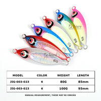 Tolure nouveau 80g 100g rivage coulée chute lente pas jigging leurre cuillère en forme de mer pêche gabarit en métal lumineux leurre plomb gabarits