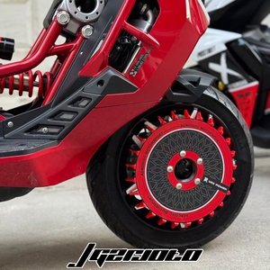 오토바이 액세서리 알루미늄 휠돔 림 커버 프론트 휠 디스크 커버 ITALJET 드래그스터용 - Product Image 1