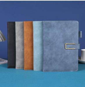 Cuadernos de escritura de estudiante de tapa blanda A5 personalizados al por mayor cubierta de cuero PU diario escolar Bloc de notas regalo - Product Image 4
