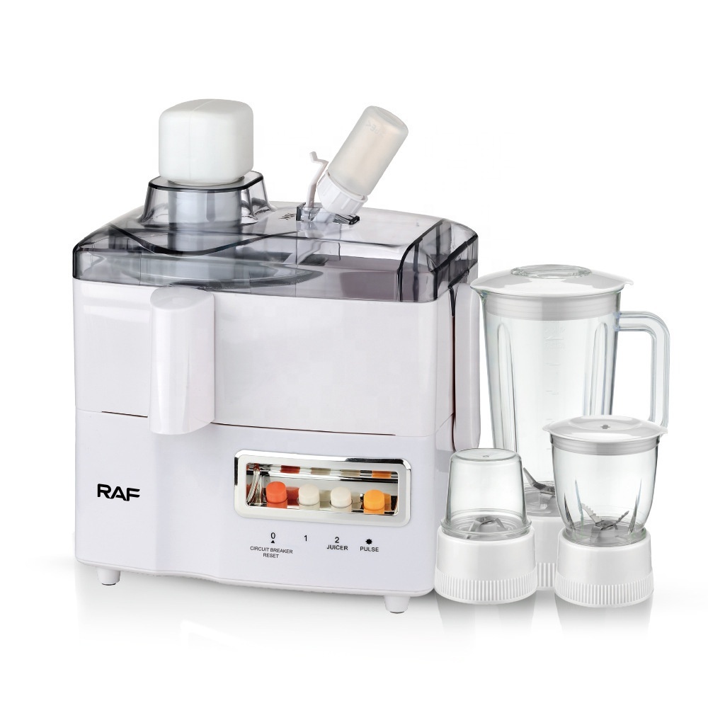 # 400W 4-in-1 Electric Food Processor – Blender, Juicer, Grinder & Chopper with Metal Body (UK Plug) - View 3