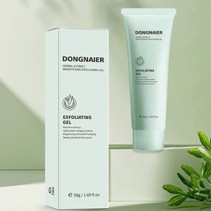 Venta al por mayor de etiqueta privada cuidado <span class=keywords><strong>facial</strong></span> DONGNAIER Aloe Vera Extracto de hierbas exfoliante <span class=keywords><strong>Gel</strong></span> 50g limpieza de la piel <span class=keywords><strong>hidratante</strong></span> - Product Image 1