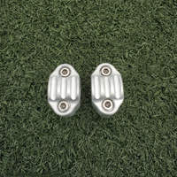 Adaptor peninggi klem setang sepeda motor, aksesori sepeda motor mesin presisi aluminium CNC