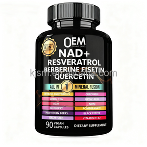 OEM preiumnad + อาหารเสริม300มก. & resveratrol 1000มก. | สูตรยืนยาวแบบออร์แกนิกพร้อม liposomal NAD + - Product Image 1