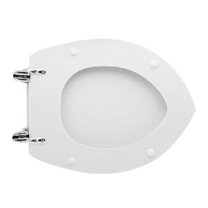 Moderna Tapa de Inodoro Ondine con Cierre Suave y Liberación Rápida, Forma Cuadrada Alargada, Hecha de Plástico de Urea Duradero para Uso en Baños - Product Image 4