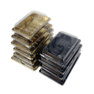Contenedor de Sushi al por Mayor, Bandeja de Plástico PET de Grado Alimenticio para Catering, Envase para Llevar de Restaurantes Asiáticos, Contenedor de Sushi Antivaho - Product Image 3