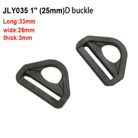 Boucle en D de luxe en plastique de haute qualité pour sangles de sac à dos - Clip pivotant avec design triangulaire