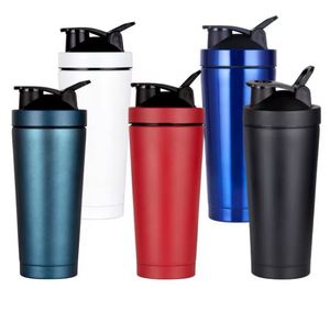 Factory Direct Supply Custom Logo Printing Stainless Steel Double Wall Protein Vacuum <b>Shaker</b> 750ml <b>Bottle</b> Capacity - Product Image 4