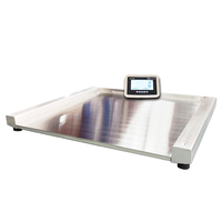 Báscula de plataforma electrónica de acero inoxidable de Beijing Langke, la más vendida, báscula industrial de plataforma baja con rampa, personalizable OEM