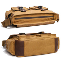 Sac à bandoulière vintage en cuir de vachette pour homme, sac à main à bandoulière unique, couche supérieure, porte-documents, sac souple