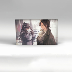 Bloc de presse-papiers en acrylique transparent, illustration de paysage anime personnalisée, cadeau artistique personnalisé pour les amateurs d'art et les <span class=keywords><strong>otaku</strong></span> - Product Image 2