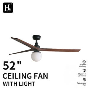 Ventilador de Techo con Luz LED de Estilo Nórdico, Ventilador de Techo con Control Remoto para Dormitorio, Estilo Rústico - Product Image 3