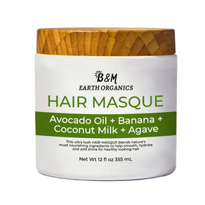 Logo personnalisé Vente en gros Masque capillaire pour cheveux secs réparateurs Produit de soin capillaire hydratant renforcé - Product Image 3