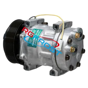 RGFROST Air Compressor SD7h15 Truck And Excavator Part Air Conditioner For Volvo SD8112 Refrigeration Function For Cars