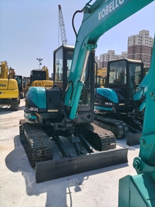 Mini-excavatrice Kobelco Sk55 d'occasion de 5 tonnes, petite excavatrice Sk55 d'occasion, prix avantageux - Product Image 2