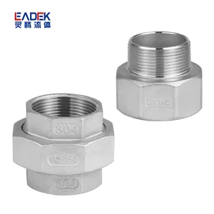 Grosir Cina disesuaikan union stainless 1/8 1/4 1/2 stainless steel reducer bushing