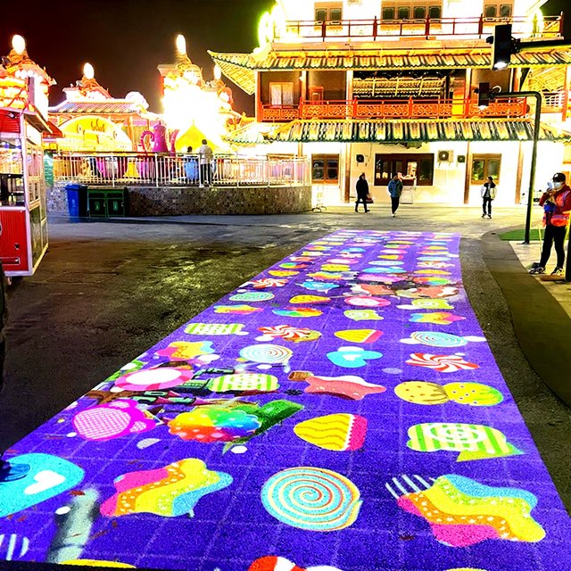Outdoor 7000 Lumens Interactive Laser Projection Waterproof 3D Hologram Immersive Wall Floor Games Projector