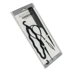 Kit d'outils de coiffure en plastique pour enfants, tire-boucles, accessoires de coiffure pour chignons, pour filles et tout-petits, usage quotidien, 27cm*11cm - Product Image 5