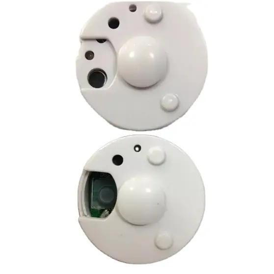 आलीशान खिलौनों के लिए गोल आकार का छोटा पुश बटन सक्रिय ध्वनि मॉड्यूल, भरवां पशु रिकॉर्ड प्लेबैक स्पीकर मॉड्यूल सहायक उपकरण