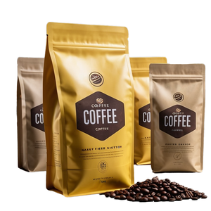 Bolsas de Café con Logotipo Impreso Personalizado, Bolsa de Café con Válvula y Cierre, Empaque de Café Ecológico, Fabricante OEM ODM Directo de Fábrica - Product Image 1