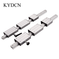 Rail de guidage linéaire interne à double axe Kaiyade LGD avec patin coulissant en acier rapide et alliage d'aluminium, longueur personnalisable