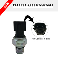 Capteur de pression hydraulique 4436536 compatible avec Hitachi ZX200 ZX210 ZAX240, pièces de rechange pour engins de construction
