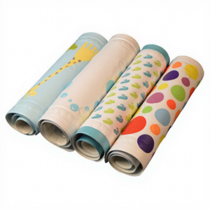 Tapis de bain antidérapant en PVC durable et écologique avec ventouses, motif animal, fabriqué à la machine, essentiels de salle de bain pour bébés, enfants et tout-petits - Product Image 1