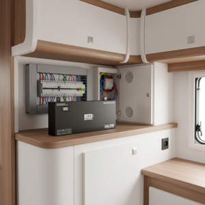 超スリム設計 12.8V 100Ah 1280Wh LFP リチウムイオンバッテリーパック RV キャンピングカー キャラバン用 蓄電池 <span class=keywords><strong>12V</strong></span>バッテリー向けスリムラインデザイン - Product Image 1