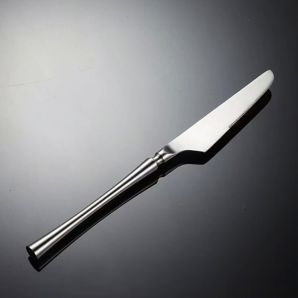 Silver SUS420 dinner knife