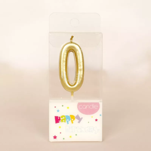 Décorations d'anniversaire Pafu 10 pièces bougies fantaisie métalliques décoration de gâteau ornement pour enfants bougies numéro d'anniversaire en or - Product Image 2