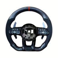 Volant sport personnalisé en cuir et fibre de carbone pour Mercedes Benz Classe E, Classe G, GLE, AMG C63, C300, W204, séries A, E, C, G