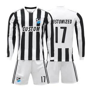 Gran oferta 2021 Jersey de Club de fútbol de uniforme de fútbol de manga completa camisetas de fútbol