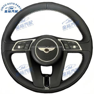 Para <span class=keywords><strong>Bentley</strong></span> <span class=keywords><strong>Continental</strong></span> GT Flying Spur 04-17 actualización 2022 volante de cuero genuino modelo antiguo a nuevo modelo de dirección - Product Image 5