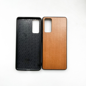 Funda de teléfono con grabado de madera real para Samsung S24 A52 <span class=keywords><strong>Xiaomi</strong></span>, Material de bambú a prueba de golpes, diseño comercial - Product Image 5