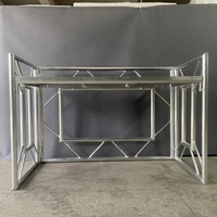 Ventes Flash : Cabine de DJ Portable Pliable en Alliage d'Aluminium, Support d'Enceinte avec Barre Supérieure, Table d'Événement à Vendre