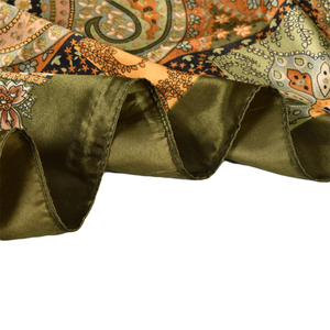 Pañuelo Cuadrado de Satén con Estampado Paisley Multicolor para Mujer, Estilo Bandana, para Viajes/<span class=keywords><strong>Fiestas</strong></span> - Product Image 5