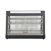 Vitrine chauffante pour aliments chauds en acier inoxydable dans les restaurants, chauffage à sec, vitrine chauffante électrique pour aliments, vitrine chauffante pour pain