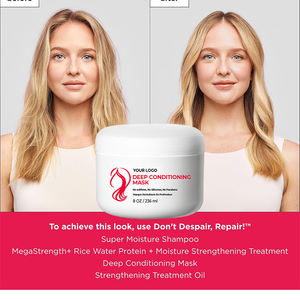 Mascarilla Profunda de Algas y Rosa Mosqueta 236ml, Marca Privada OEM, Vegana, Sin Frizz, Hidrata y da Brillo - Product Image 4