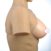 Prothèse mammaire en silicone monobloc portable pour femmes