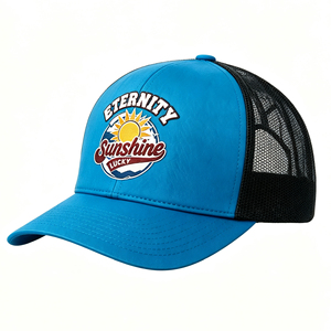 Casquette Trucker à 6 Panneaux en Maille Légère et Respirante, Chapeau de Soleil Ajustable Brodé pour Activités de Plein Air - Product Image 2