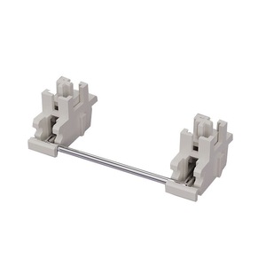 iTLY White Metal Satellite Stabilizers For Mechanical <b>Keyboard</b> With Steel Plate And Gold Plated <b>Wire</b> Balance Bar - Product Image 5