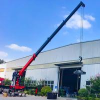 Grue télescopique/à flèche articulée de haute qualité, manipulateur de grue montée sur camion de 12 tonnes SQ12sa5 pour levage en construction
