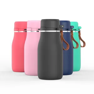 Nuovo Design BPA Free in acciaio inox per bambini bottiglia d'acqua con coperchio a Flip a doppia parete isolato per bere direttamente per Tour all'aperto